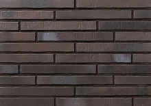  Клинкерная фасадная плитка облицовочная под кирпич Stroeher (Штроер) Glanzstueck Glanzstueck № 1 рельефная, 440*52*14 мм