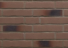  Клинкерная фасадная плитка облицовочная под кирпич Stroeher (Штроер) Handstrich 393 eisenasche шероховатая, 240*52*14 мм