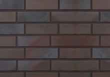 Клинкерная фасадная плитка облицовочная под кирпич Stroeher (Штроер) Keraprotect Chromatic 336 metallic black гладкая NF11, 240*71*11 мм