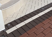 Тротуарная плитка / брусчатка Клинкерная ЛСР (RAUF Design) темно-красный "Эдинбург" 200*100*50 мм