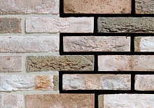 Carthago Carrara WF 209x25x50 мм, Плитка из кирпича Ручной Формовки для Вентилируемых фасадов с расшивкой шва Engels baksteen