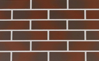 CLOUD BROWN 245X66х7,4 мм Клинкерная фасадная плитка под кирпич облицовочная коричневая Paradyz
