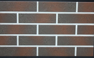 Semir Brown 245X66х7,4 мм Клинкерная фасадная плитка под кирпич облицовочная, коричневая Paradyz