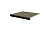 Клинкерная ступень флорентинер противоскользящая плитка Interbau Nature Art Lava schwarz, 360*320*9,5 мм